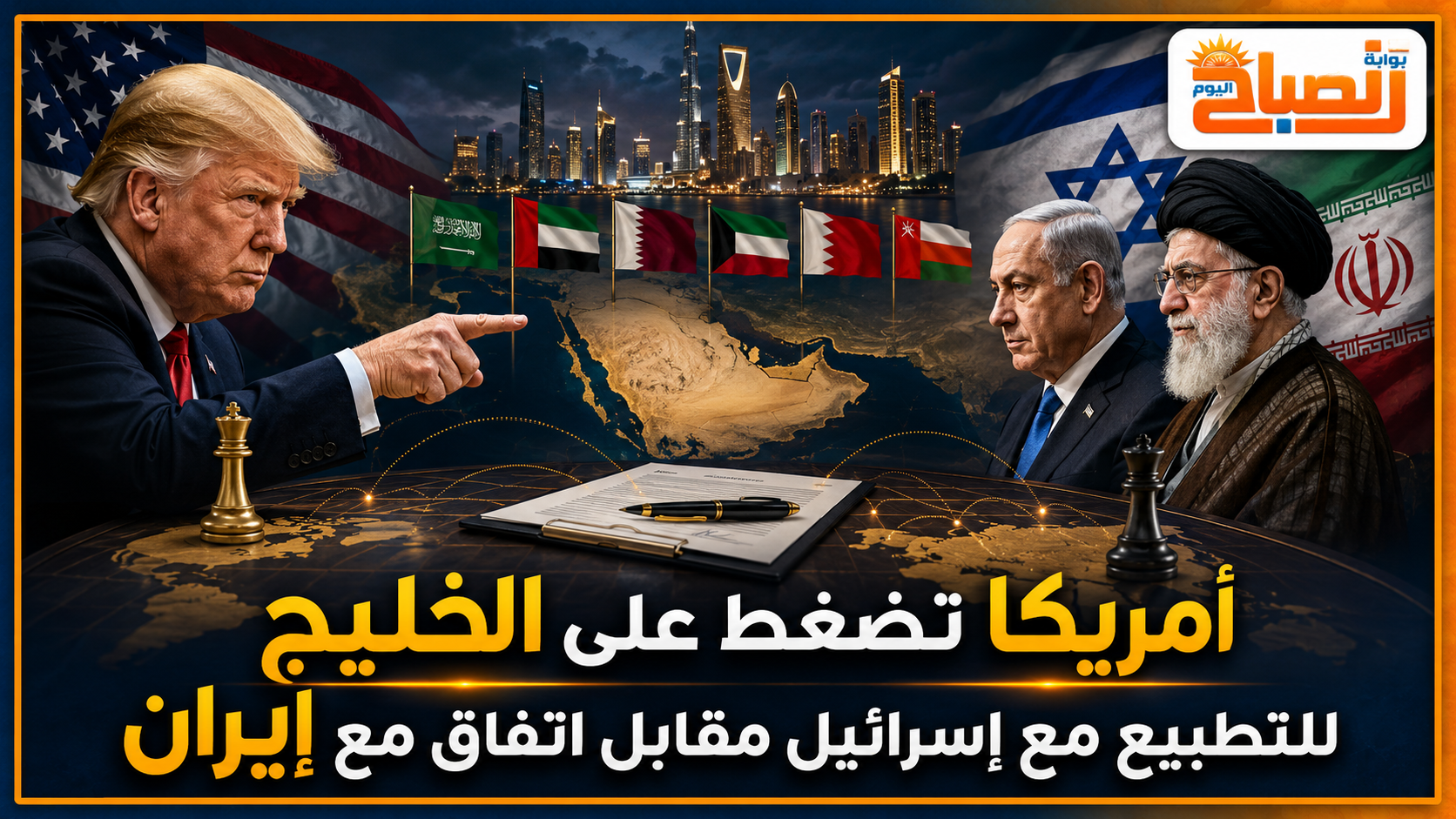 صفقة ترامب الكبرى.. هل تفرض أمريكا التطبيع على الخليج مقابل تهدئة إيران؟